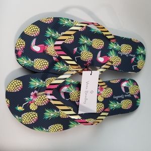 Vera Bradley Toucan Party Flip Flops